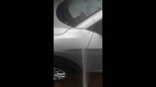 Wash your car at home using hose pipe water wax shampoo [upl. by Anaigroeg]