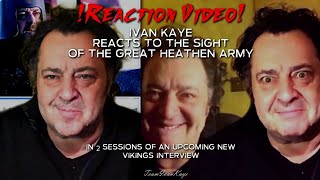 REACTION  Ivan Kaye at the Sight of the Great Heathen Army in front of King Aelle  Vikings [upl. by Eudosia]