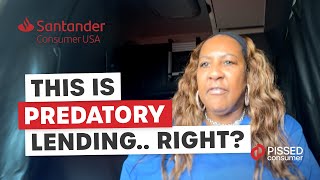 Santander Consumer USA Reviews  This is predatory lending Right  PissedConsumer [upl. by Church]