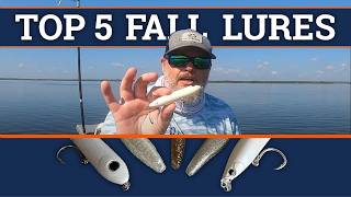 Top 5 Saltwater Fishing Lures for Fall 2024 Inshore Success [upl. by Anayi]