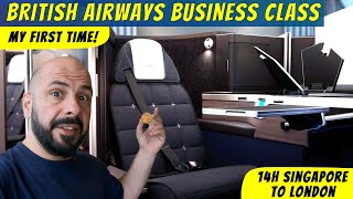 British Airways Club Suite Business Class Review  Singapore to London Heathrow  Dirty but good [upl. by Anas]