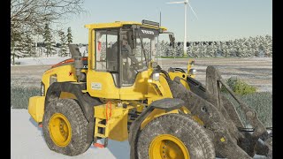 FS22 Southern Sweden EP 20 Volvo L70H plowing snow [upl. by Imis]