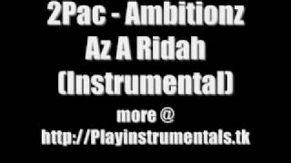 2Pac  Ambitionz Az A Ridah Instrumental [upl. by Bohlin257]