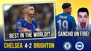 CHELSEA 42 BRIGHTON  COLE PALMER SCORES 4 🥶 BEST IN THE WORLD  SANCHO 🔥 SANCHEZ LIABILITY [upl. by Ardnak]