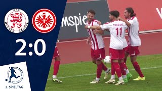 Die Löwen holen sich den Dreier  KSV Hessen Kassel  Eintracht Frankfurt II  3 Spieltag RLSW [upl. by Shinberg850]