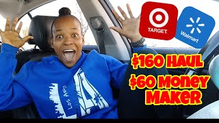 Walmart Haul  Plus 7 Target Freebies  60 Money Maker 💰 🤑 [upl. by Guevara268]