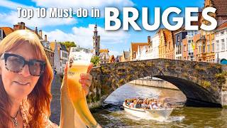 10 Best Things to do in BRUGES Belgium  Ultimate Travel Guide [upl. by Atenek]