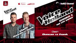 Clash 3 Frank Oudhuizen vs Duncan de Moor The voice of Holland 2014 Liveshows Audio [upl. by Naedan]