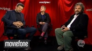 The Hobbit  Unscripted  Andy Serkis Martin Freeman Peter Jackson [upl. by Reyaht]