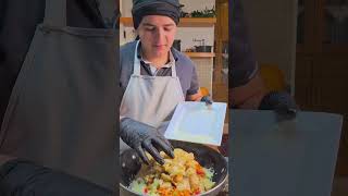 paella بايلا باللقطينه مع ثمار البحر paella food pumpkin [upl. by Eng376]