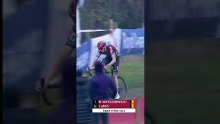 WHAT A FINISH 😮 Vanthourenhout seals the win with a HUGE attack at the UCI CycloCross World Cup 🇮🇪 [upl. by Nue]