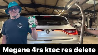 Megane 4rs 280 300 Ktec centre res delete [upl. by Stephanus]