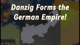 Forming German Empire as DANZIG In Aoh2 [upl. by Ilojna]