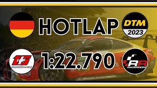 Hotlap Lausitzring  BMW M4 GT3 DTM 2023  Raceroom Racing Experience [upl. by Florenza]