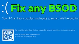 Ultimate Guide Fix Any Blue Screen Of Death BSOD On Windows 111087 [upl. by Arhoz]