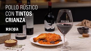 Pollo rústico con ciruelas  Video Maridajes Rioja [upl. by Jacquenetta472]