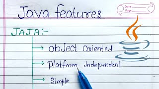 Features of Java Hindi  Learn Coding [upl. by Meeka938]