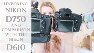 Unboxing Nikon D750 amp differences between D750 and D610 [upl. by Daffi445]