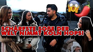 SCHÄRFSTE SOßE DER WELT NIMMT KÖLN HOPS😱🌶  GAZI D [upl. by Seena]