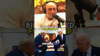 Rogan on Biden Voting for Trump [upl. by Alyak297]