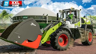 LS22 Hofumbau Die neue BIOGASANLAGE steht  XXL Farm 2 18  FARMING SIMULATOR 22 [upl. by Nnaynaffit]