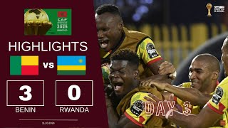 Benin 3 vs Rwanda 0 highlights  CAN 2025 qualifications  AFCON Qualifiers [upl. by Clute]