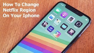 How To Change Netflix Region On Iphone In 2022 [upl. by Rosena]