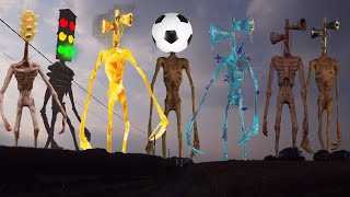 TEAM Traffic Light Head VS Fire Siren Head VS Soccer Head VS Ice Siren Head VS TEAM Siren Head [upl. by Eiddal]