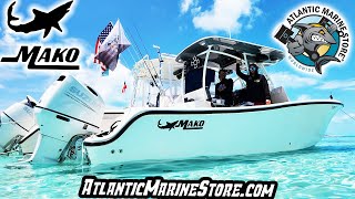 26 Mako Repowered with Twin 200hp Suzuki by Atlantic Marine [upl. by Grizelda]