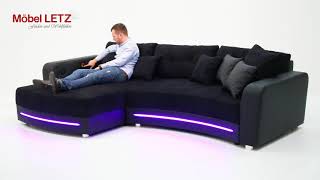 JOB Laredo Sofa mit LEDBeleuchtung und Soundsystem [upl. by Ahsait9]