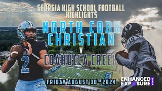 North Cobb Christian v Coahulla Creek  Georgia High School Football  Full Game Highlights [upl. by Niraj]