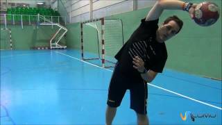 Lanzar la pelota en Balonmano Handball [upl. by Lavina502]