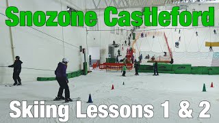 Snozone Castleford  Skiing Lessons 1 amp 2 [upl. by Paterson]