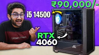 Rs90K GamingProductivity PC Build  i5 14500  RTX 4060 [upl. by Akeim]