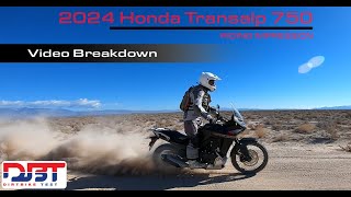 2024 Honda Transalp 750 Review [upl. by Aguie]