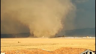 Tornado en Jiquipilco México  DE CERCA   Noticias Mundo [upl. by Fidel747]