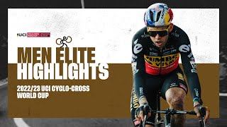 Men Elite Highlights  RD 12 Zonhoven BEL  202223 UCI CX World Cup [upl. by Tompkins]