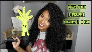 Deva Curl Devafuser Review and Demo [upl. by Stearns]