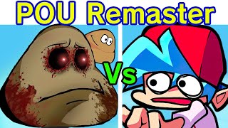 Friday Night Funkin VS POU Remastered FULL WEEK  Secret Songs FNF ModHard ScaryHorror [upl. by Aneekan798]