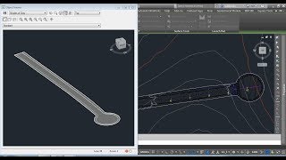 Cul De Sac no AUTOCAD CIVIL 3D [upl. by Ynohtna654]