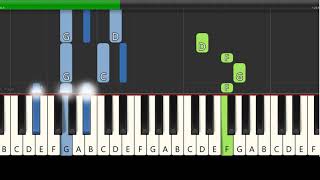 Crocketts theme  Synthesia [upl. by Aicilra]