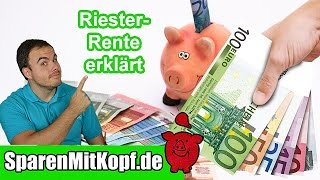 Altersvorsorge für Arbeitnehmer  Vor und Nachteile der Riesterrente [upl. by Yi]