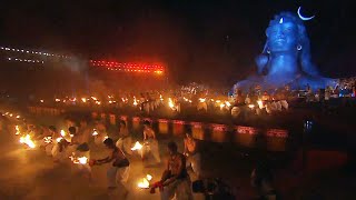 Maha Aarti Adiyogi  MindBlowing  Maha Shivaratri Celebrations 2021 [upl. by Yrotciv]