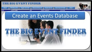 Excel VBA  Events Database Training Tracker  Excel 2010 Part 1 Overview [upl. by Notniv]