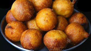 மூன்றே பொருளில் டீ கடை இனிப்பு போண்டா  bonda recipe in tamil  how to make bonda in tamil  bonda [upl. by Ahsema]