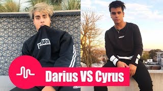 Darius Dobre VS Cyrus Dobre Musically 2017 [upl. by Grazia317]