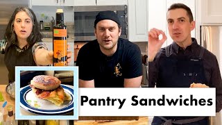 Pro Chefs Make 9 Kinds of Pantry Sandwiches  Test Kitchen Talks  Home  Bon Appétit [upl. by Devona]