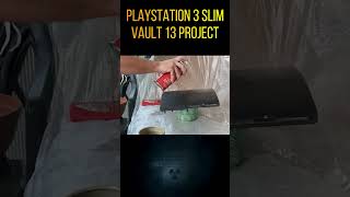 Playstation 3 Slim Vault 13 Project fallout playstation consolemods diy console retro [upl. by Aivatal]