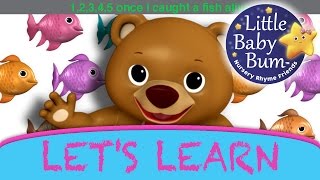 Lets Learn 123  Nursery Rhymes for Babies by LittleBabyBum  ABCs and 123s [upl. by Aleusnoc]