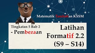 Matematik Tambahan Tingkatan 5 KSSM Bab 2  Pembezaan  Latihan Formatif 22 Soalan 9  Soalan 14 [upl. by Berna196]